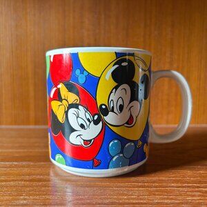 Vintage Disney Mug, Mickey Mouse and Minnie Mouse Mug, Vintage Mickey Mouse Club